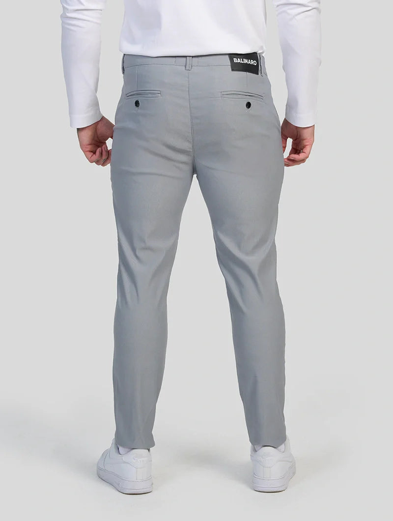 Noa Stretch Pants - Light Grey